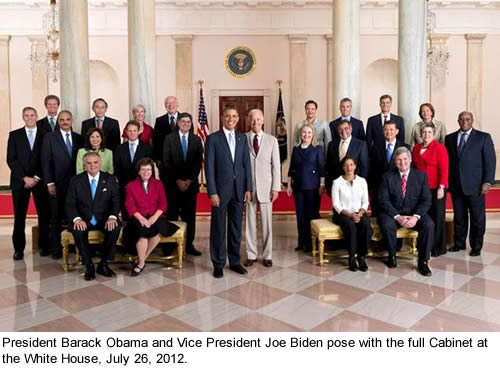 The presidential Cabinet, 2012.