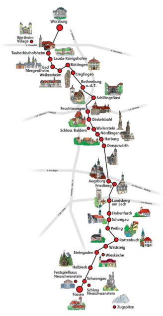 romantic road in germany