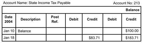 state income tax payable