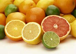 Image of oranges, limes, and grapefruit