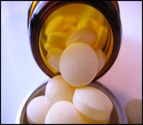 Image of a prescription pill bottle.