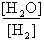 equilibrium constant expression