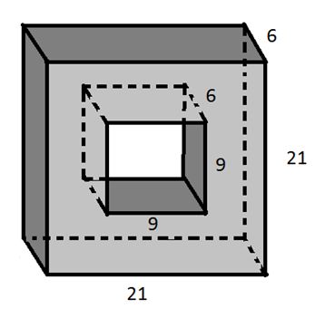 irregular three dimensional shape