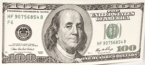 $100 bill