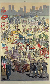 1909 labor day parade