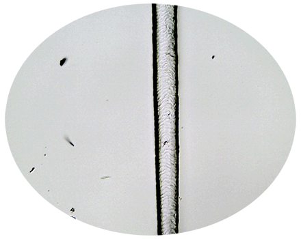 The scale casting of slide C.