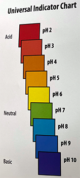 universal indicator chart