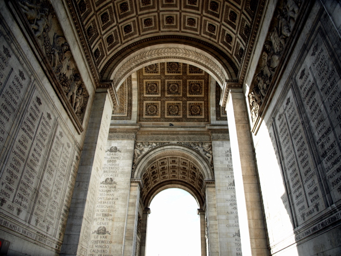 Arc de Triomphe ceiling.