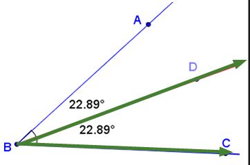 The other angle it breaks into is CBD of measure 22.89