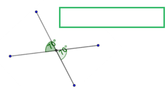 the 2 angles are of equal value and on opposite sides of intersecting lines