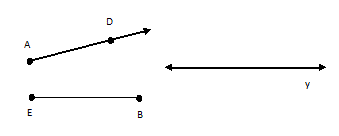 line segment and lines