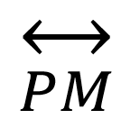 line segment PM