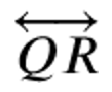 line segment QR