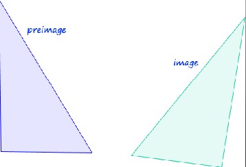 This is an image of two congruent right triangles. The traingle to the right has its right angle on the left side. The triangle to the left has its right angle on the right.