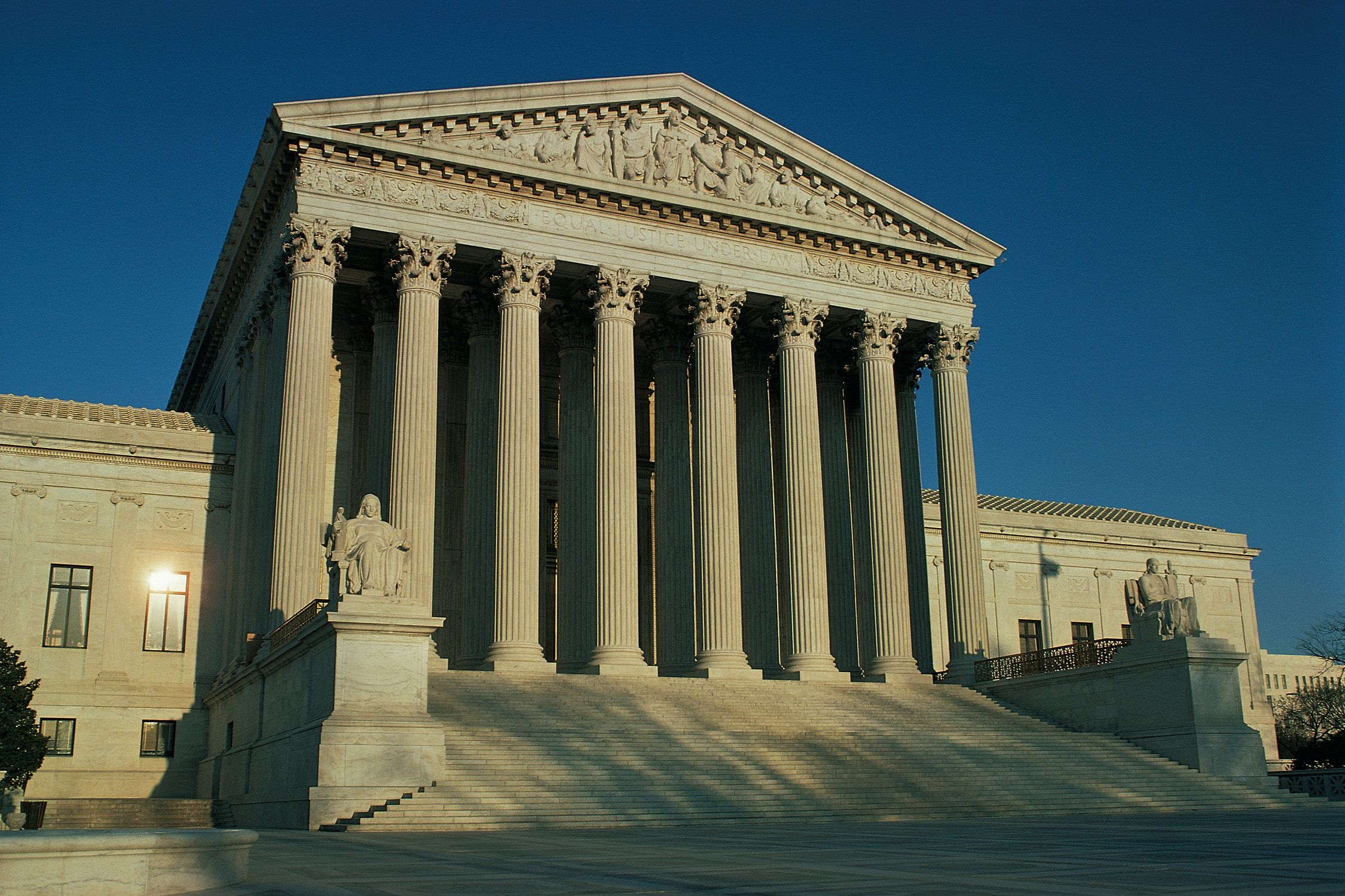 The Supreme Court building.