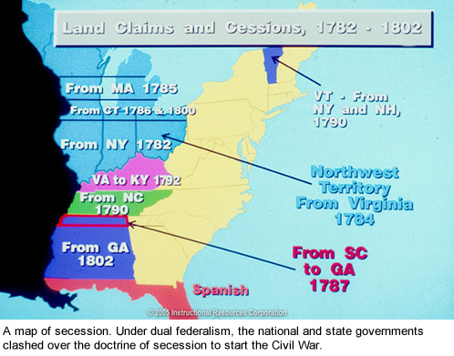 A map of secession.