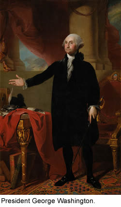 President George Washington.