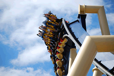 roller coaster descending