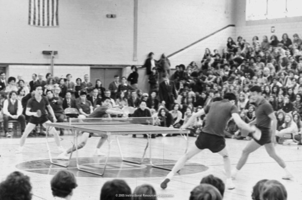 Chinese Ping-pong Players at a School in Maryland