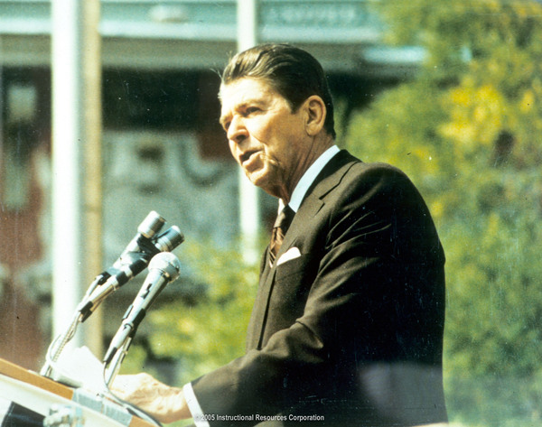 Ronald Reagan, two-term governor, U.S. President