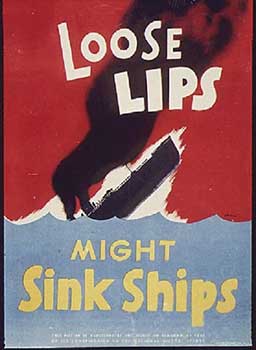 loose lips might sink ships poster