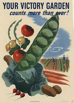 your victory garden counts more than ever poster