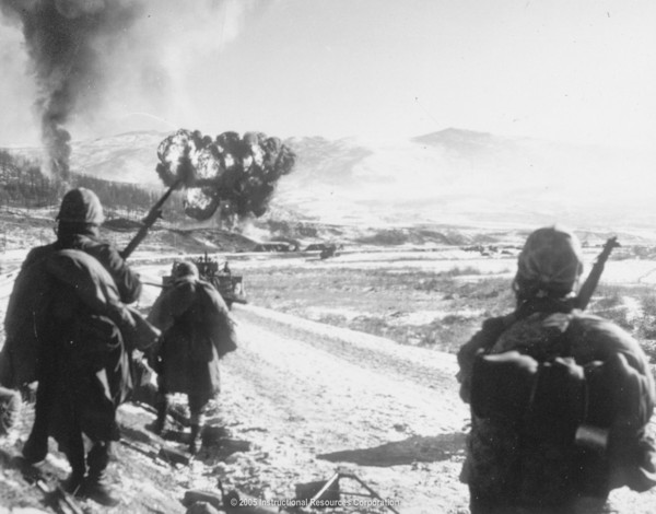 U.S. Soldiers Advancing in Korea