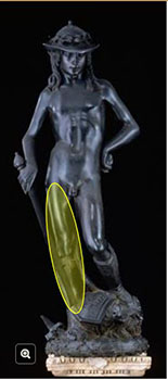 leg of donatello david