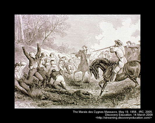The Marais des Cygnes Massacre