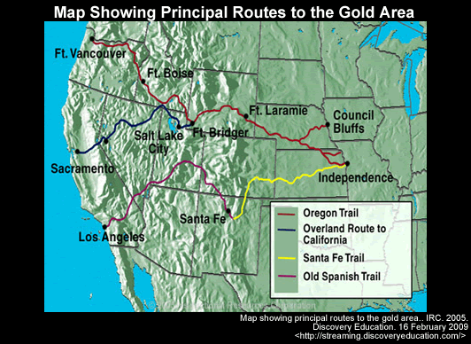 Map Showing Gold Area