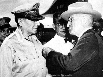 MacArthur and Truman