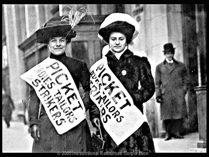 Ladies? Tailors Union strikers, NYC, 1910
