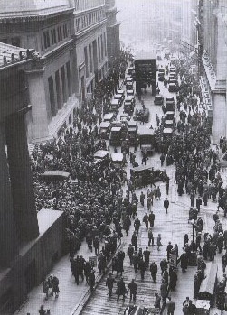 Crowd Outside the NYSE, 1929
