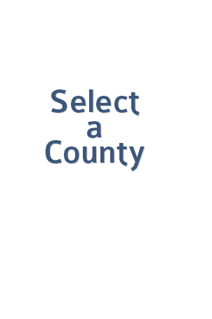 Map overlay that says 'Select a County' and disappears when map is hovered